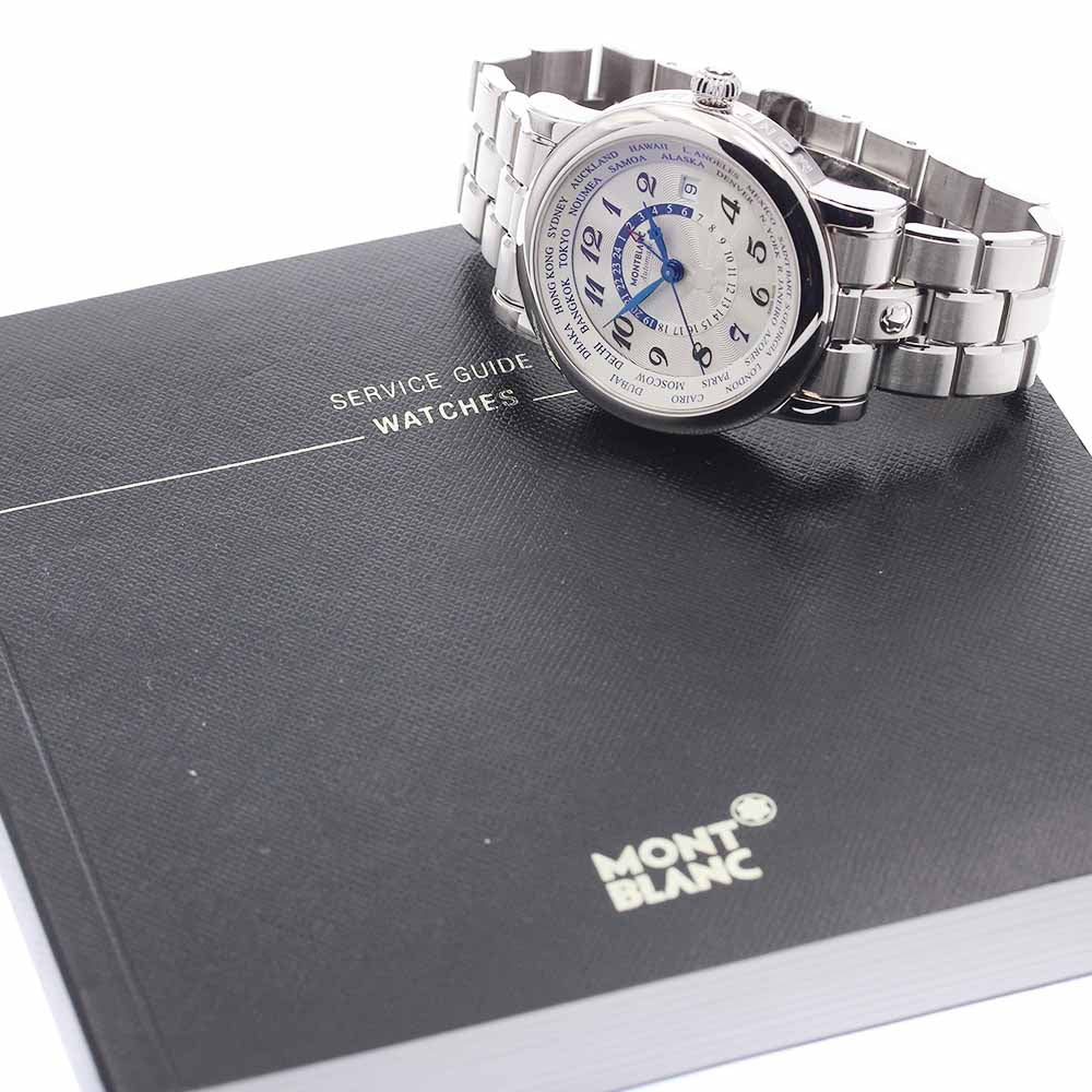 MONTBLANC Star World Time 7203 Silver Dial Automatic Men's Watch_922081