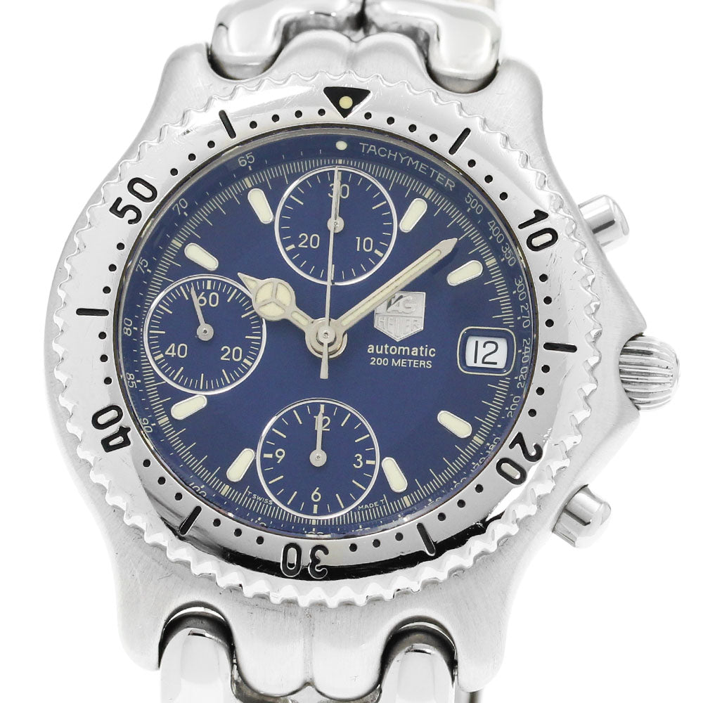 TAG HEUER S/el CG2111-R0 Chronograph Date Navy Dial Automatic Men's Watch_922084