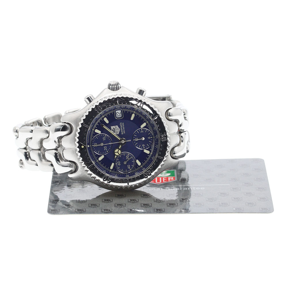 TAG HEUER S/el CG2111-R0 Chronograph Date Navy Dial Automatic Men's Watch_922084