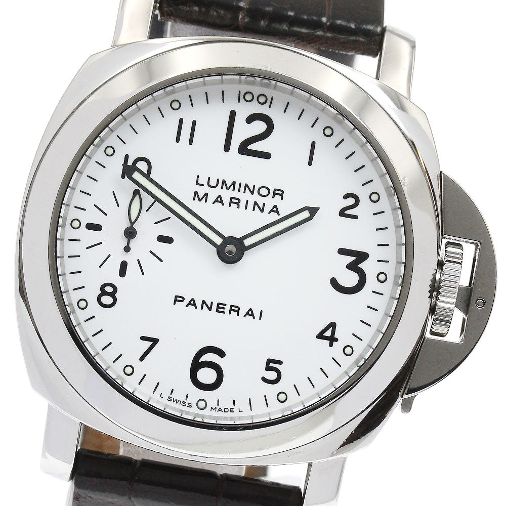 PANERAI Luminor Marina PAM00113 Small seconds white Dial Hand Winding Men's Watch_922088
