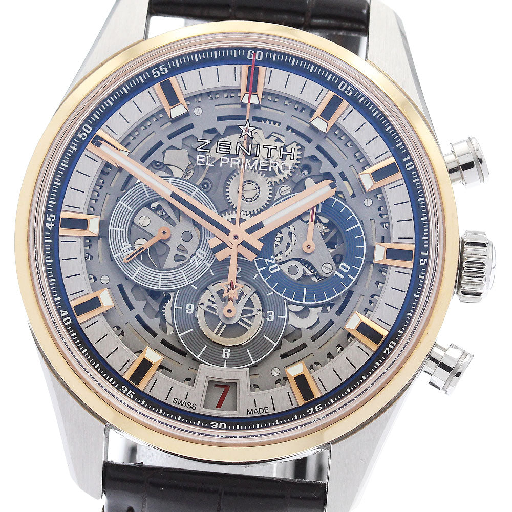 ZENITH El Primero 51.2081.400 Chronomaster Full Open skeleton Dial Automatic Men's Watch_922099