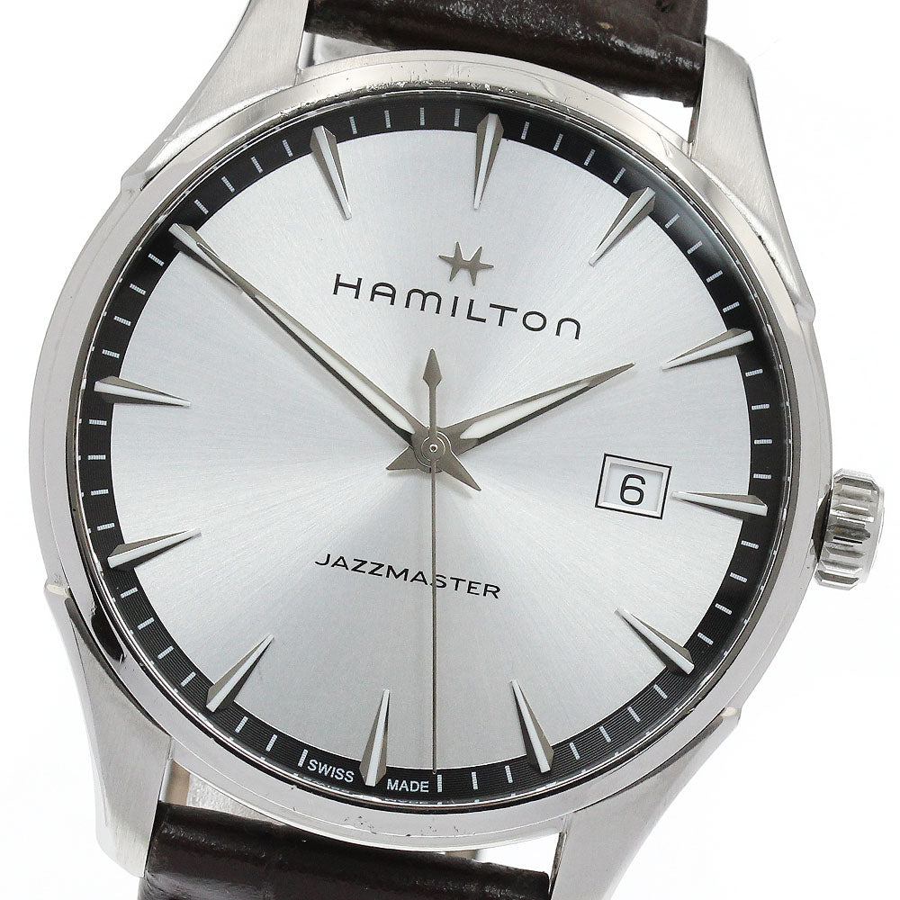 HAMILTON Jazz master H324510 Date Silver Dial Quartz Men's Watch_922102
