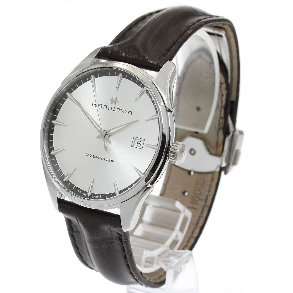 HAMILTON Jazz master H324510 Date Silver Dial Quartz Men's Watch_922102