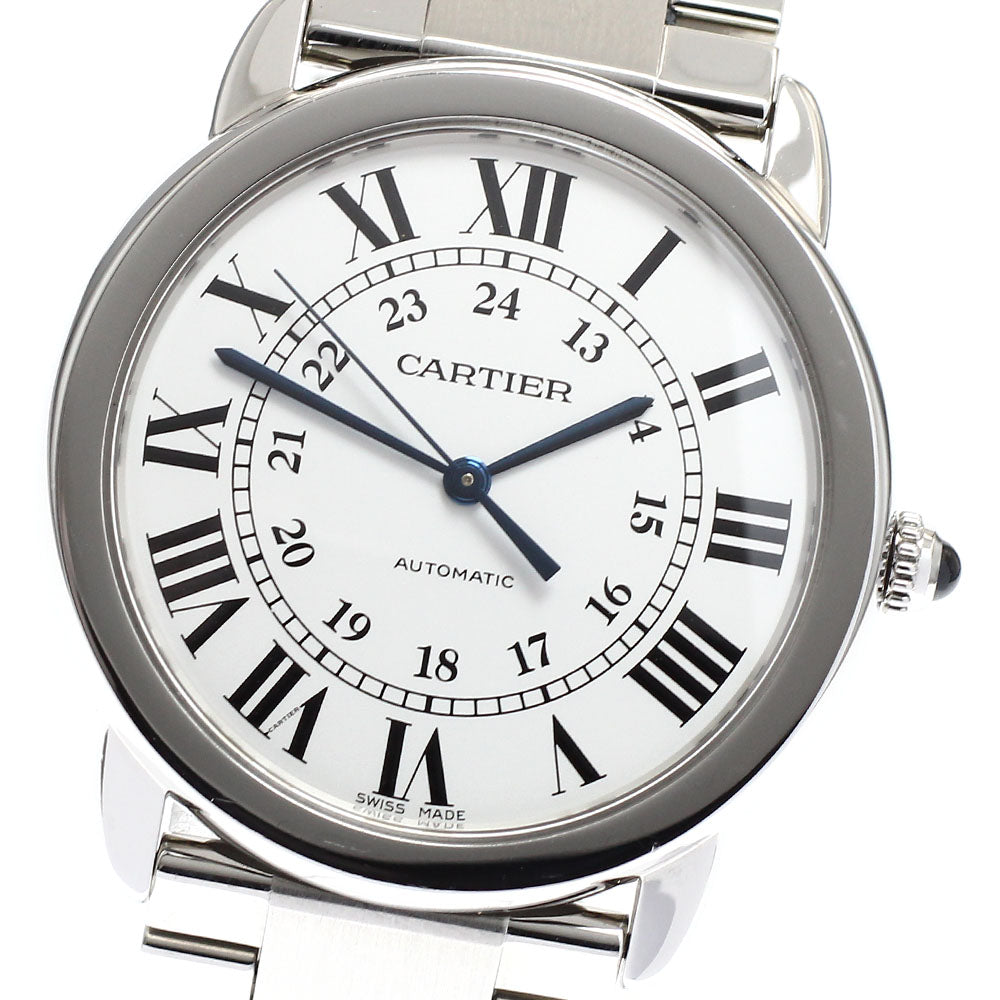 CARTIER Ronde Solo WSRN0012 Silver Dial Automatic Men's Watch_922104