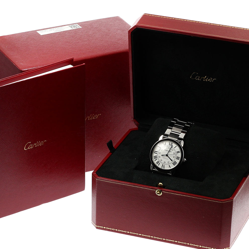 CARTIER Ronde Solo WSRN0012 Silver Dial Automatic Men's Watch_922104