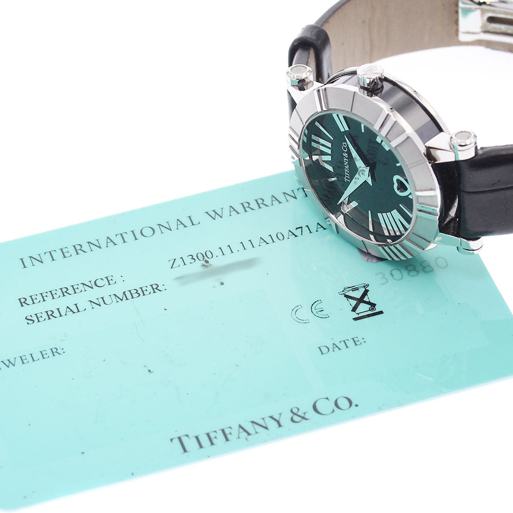 TIFFANY&Co. Atlas Z1300.11.11A10A71A Date black Dial Quartz Ladies Watch_922114