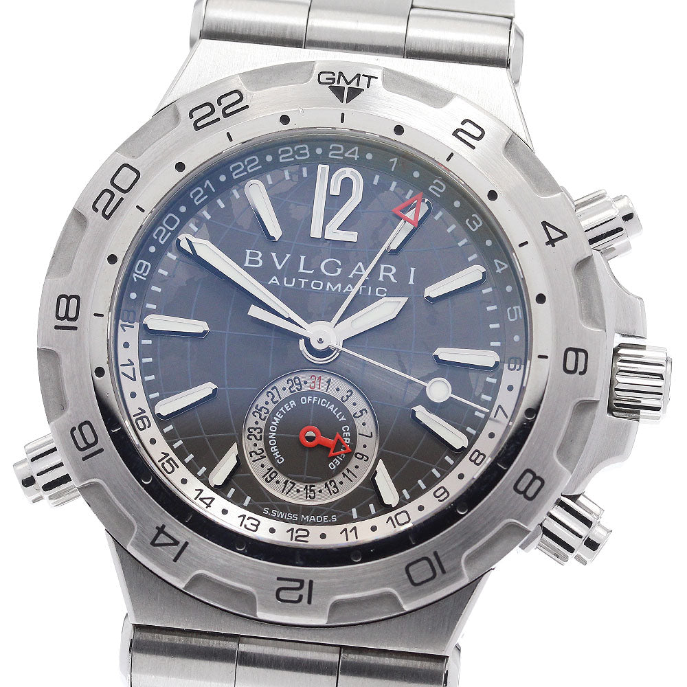 BVLGARI Diagono Professional DP42SGMT GMT gray Dial Automatic Men's Watch_922117