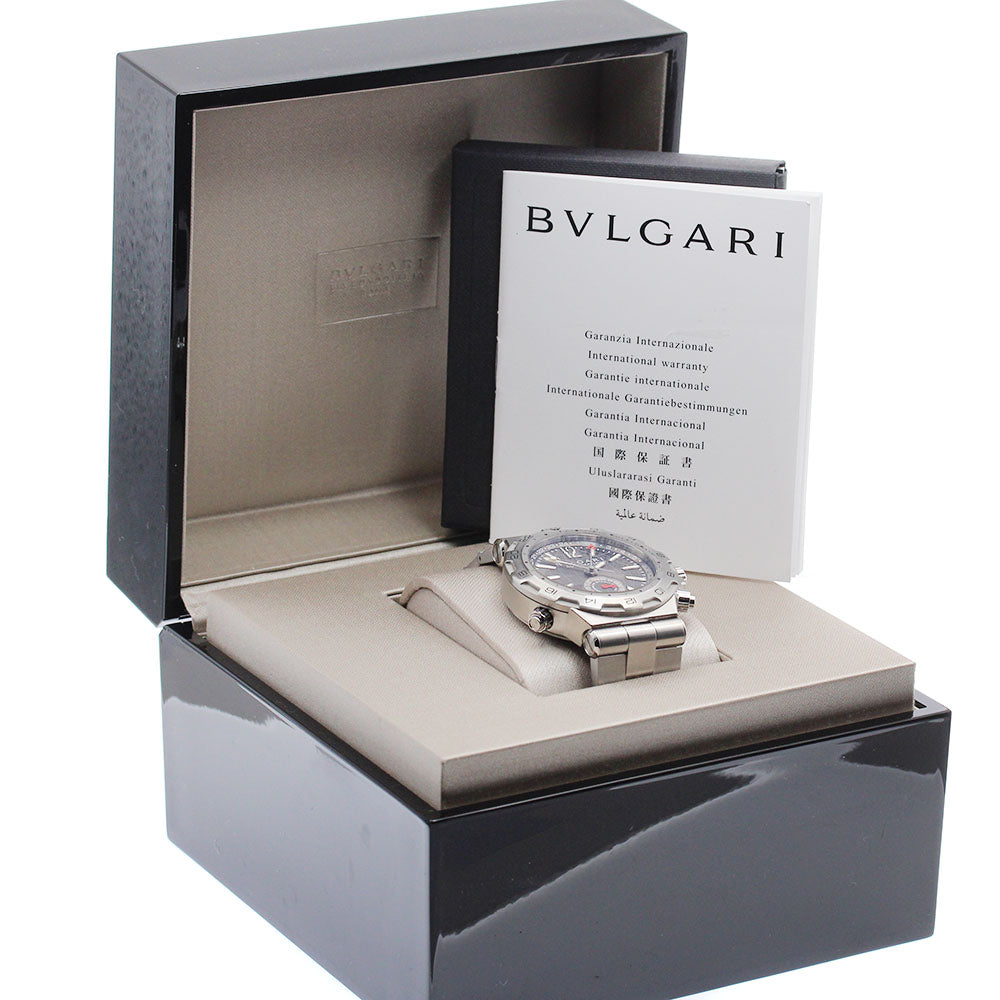 BVLGARI Diagono Professional DP42SGMT GMT gray Dial Automatic Men's Watch_922117