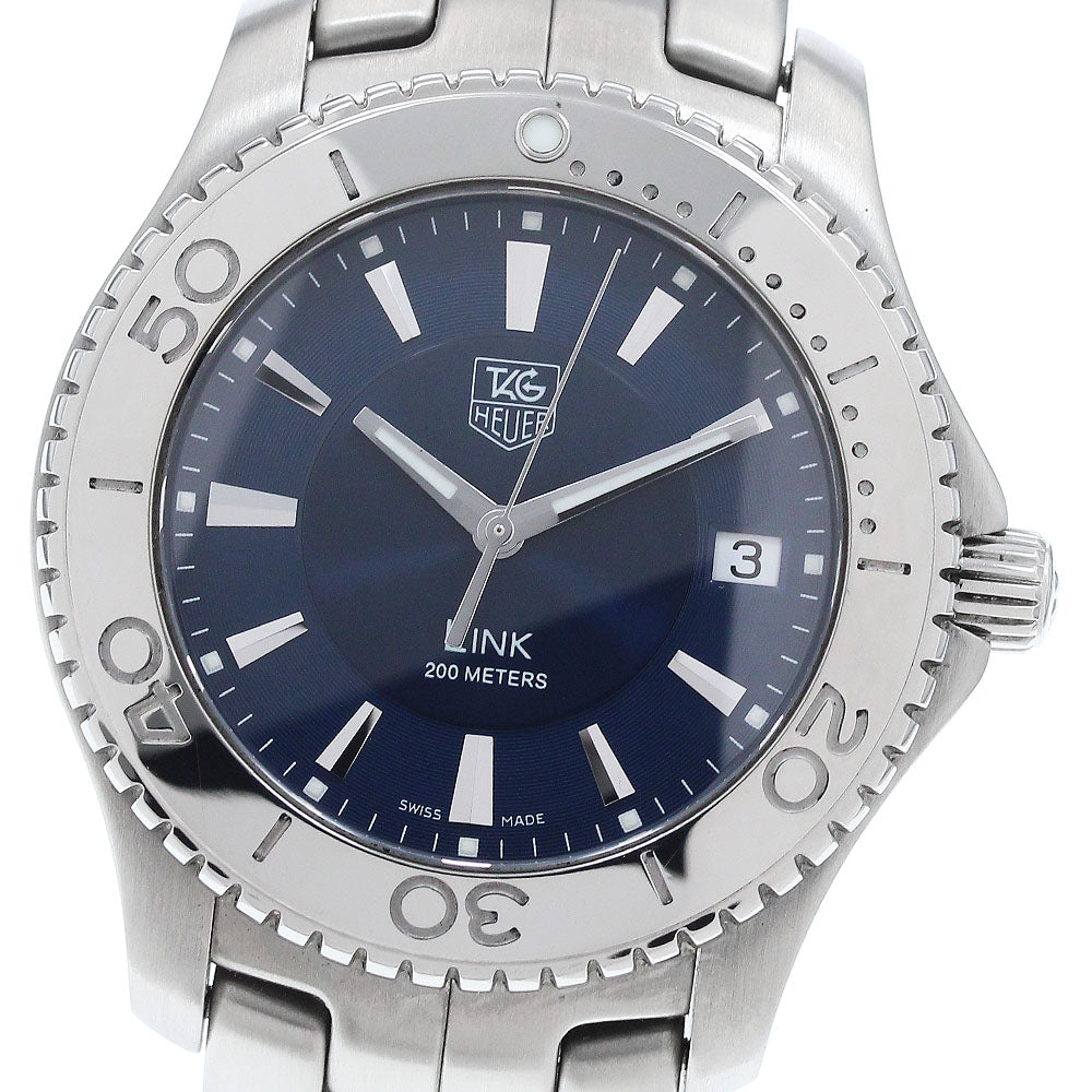 TAG HEUER Link WJ1112-0 Date Navy Dial Quartz Men's Watch_922122
