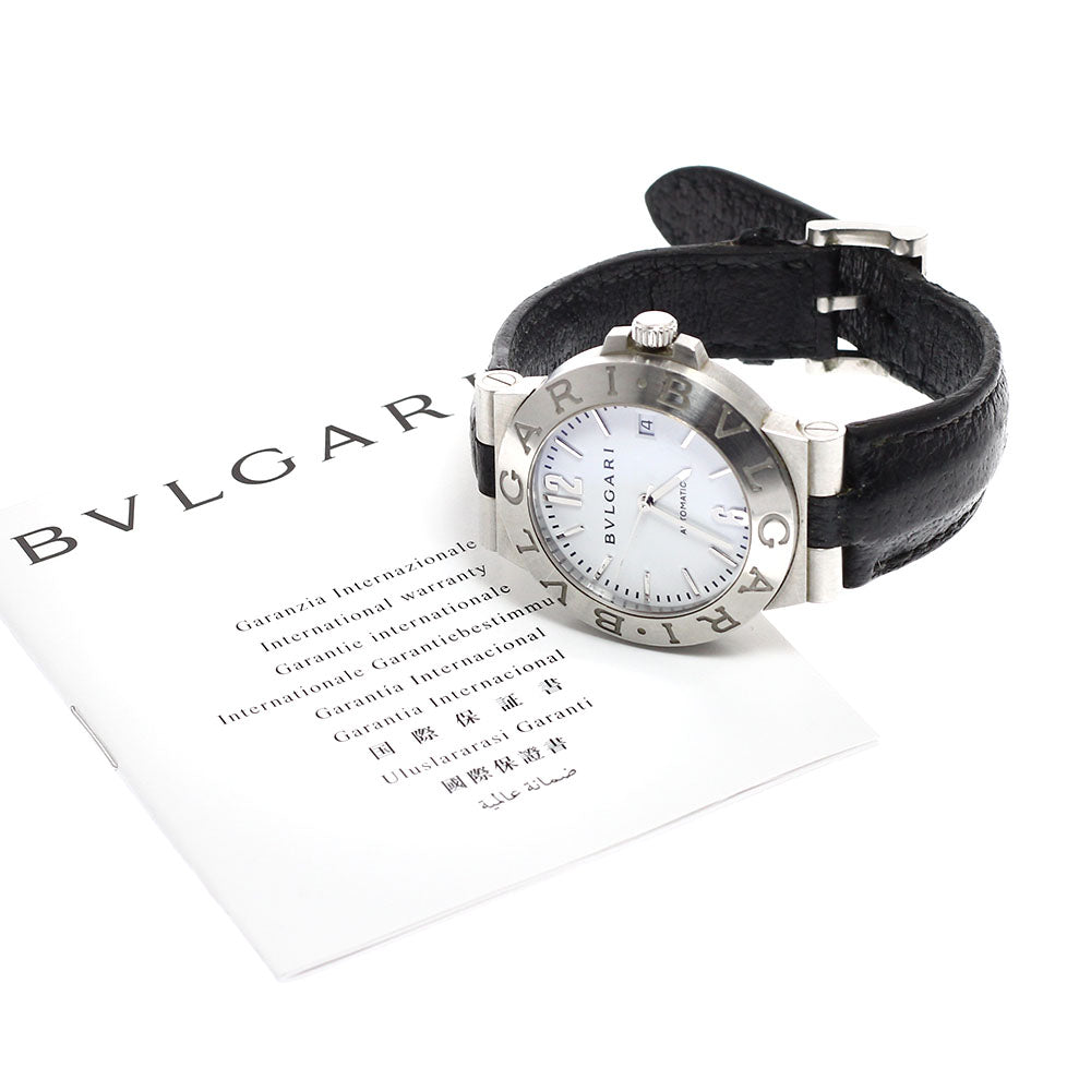 BVLGARI Diagono Sports LCV38S Date white Dial Automatic Men's Watch_922145