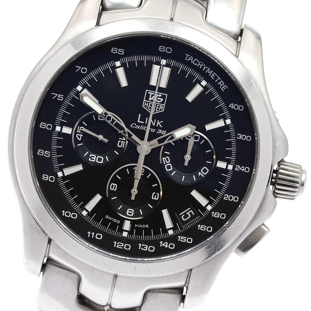 TAG HEUER Link Caliber 36 CT511A Chronograph black Dial Automatic Men's Watch_922151