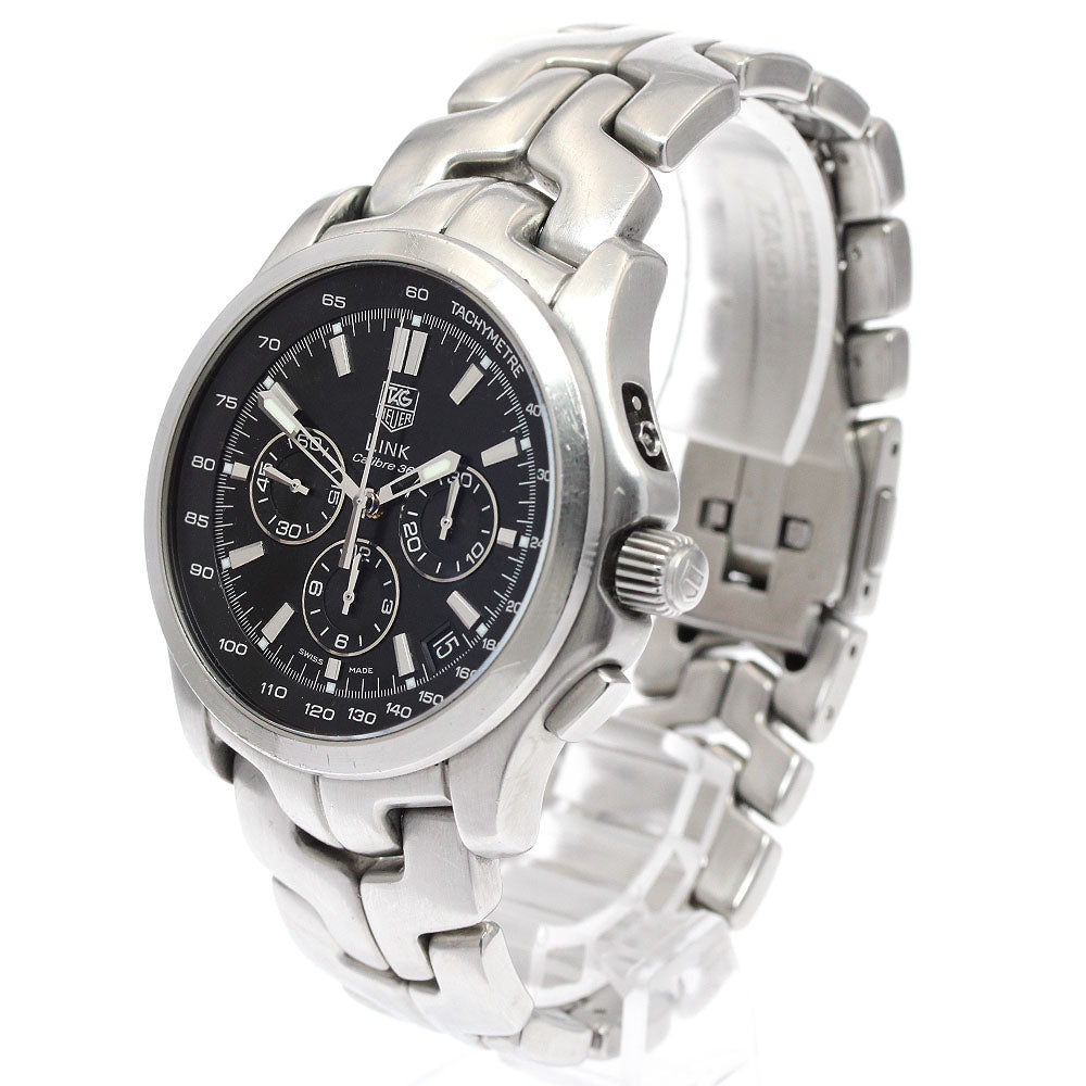 TAG HEUER Link Caliber 36 CT511A Chronograph black Dial Automatic Men's Watch_922151