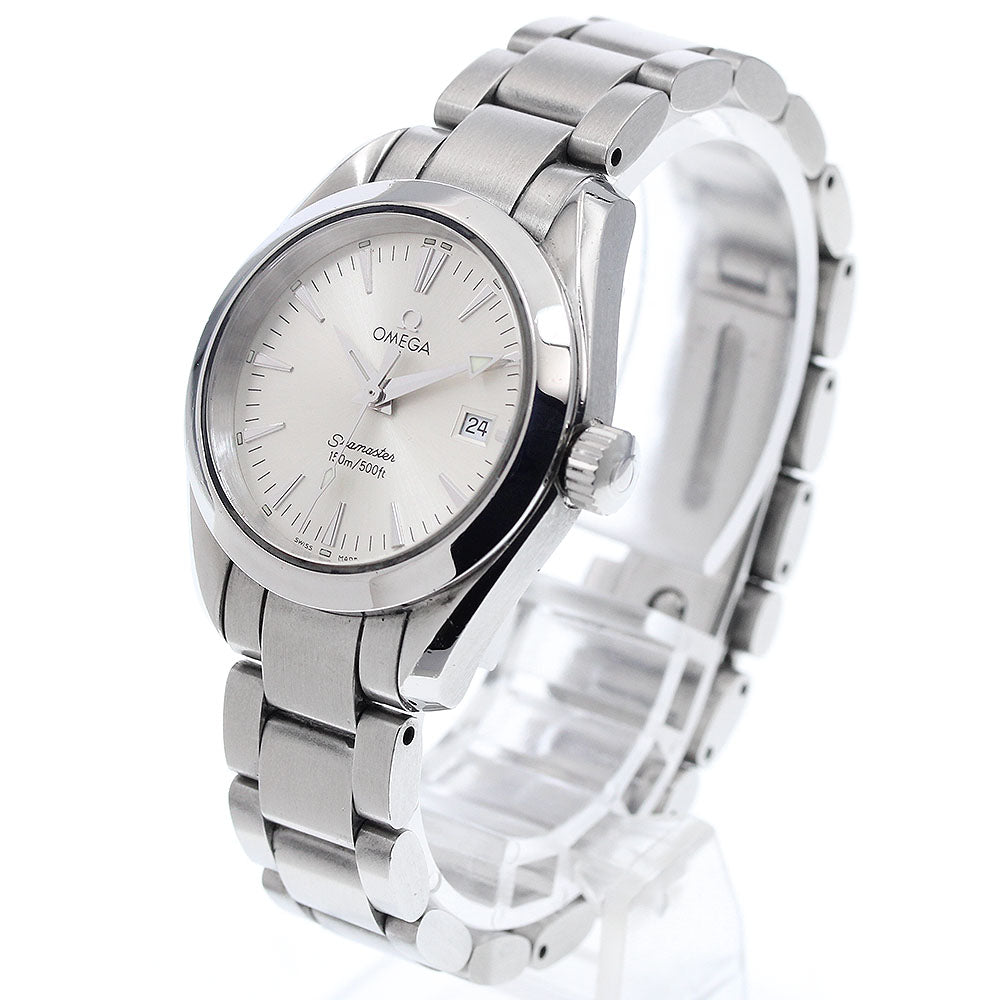 OMEGA Seamaster Aqua Terra 2577.30 Date Silver Dial Quartz Ladies Watch_922162