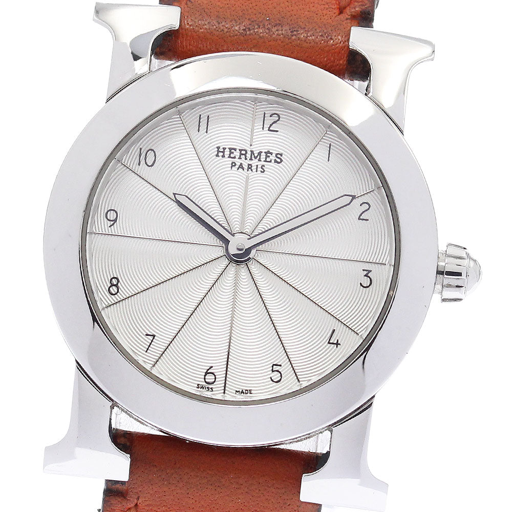 HERMES H watch Rondo HR1.210 Silver Dial Quartz Ladies Watch_922165