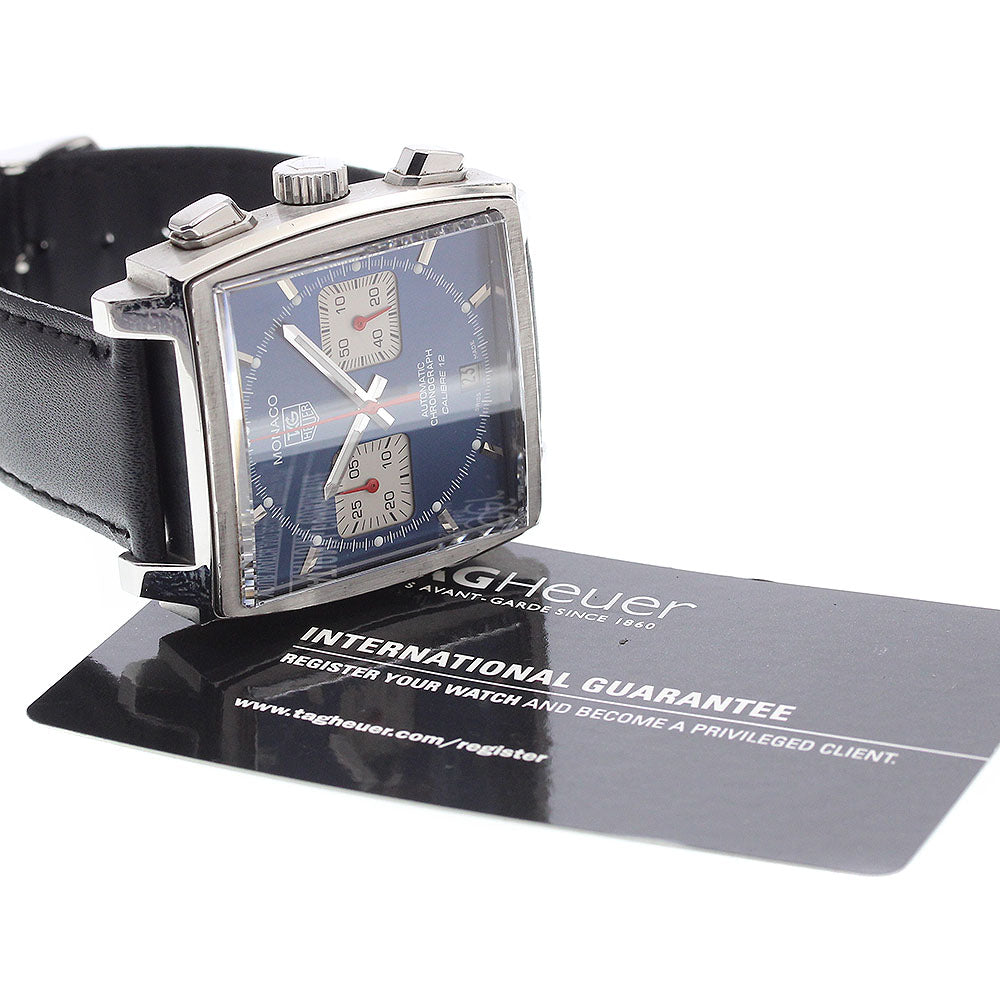 TAG HEUER Monaco CAW2111-0 Chronograph Date blue Dial Automatic Men's_922171