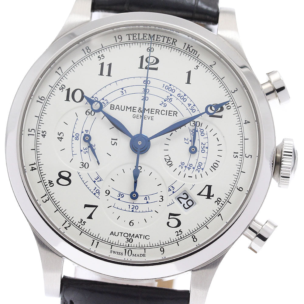 Baume & Mercier Cape Land 65726/MOA10357 Chronograph Date white Dial Automatic Men's Watch_922194