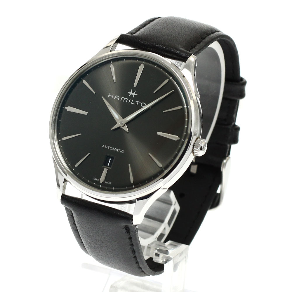 HAMILTON Jazzmaster Thinline H385250 Date Gray Dial Automatic Men's Watch_922219