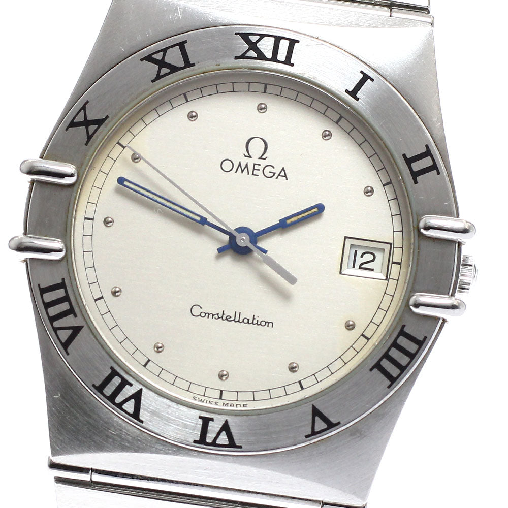 OMEGA Constellation Date Silver Dial Quartz Men's Watch_922225