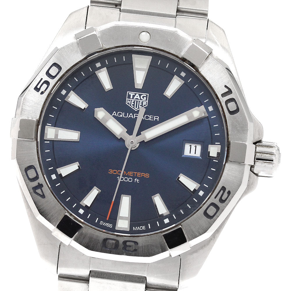 TAG HEUER Aqua racer WBD1112 Date Navy Dial Quartz Men's Watch_922230