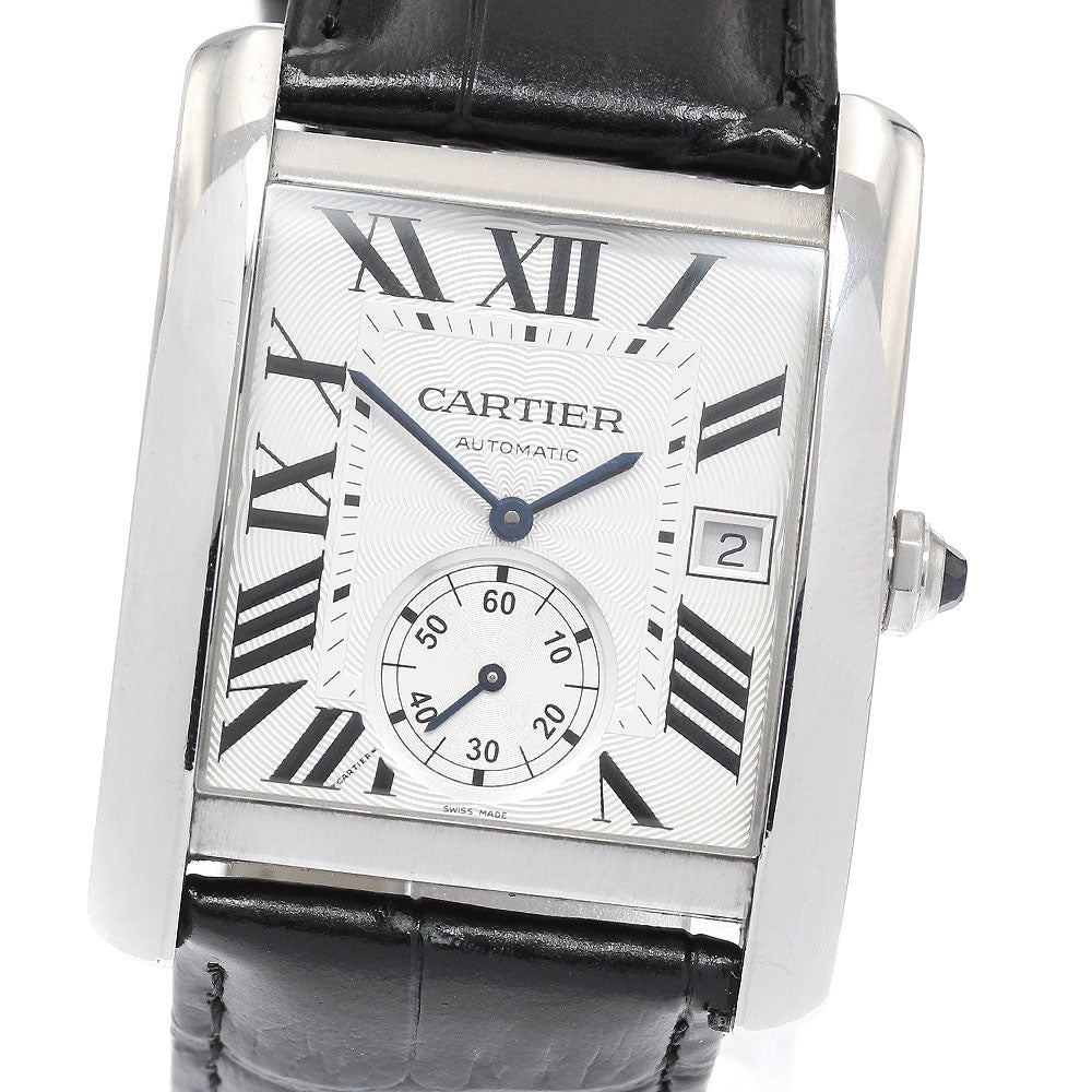 CARTIER Tank MC LM W5330003 Small seconds Silver Dial Automatic Men's Watch_922297