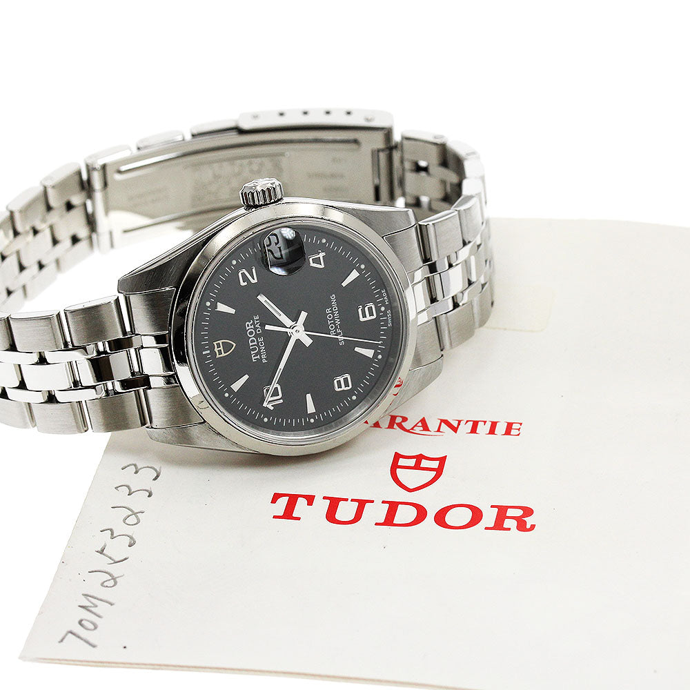 TUDOR Prince Date 72000 black Dial Automatic Boy's Watch_922307