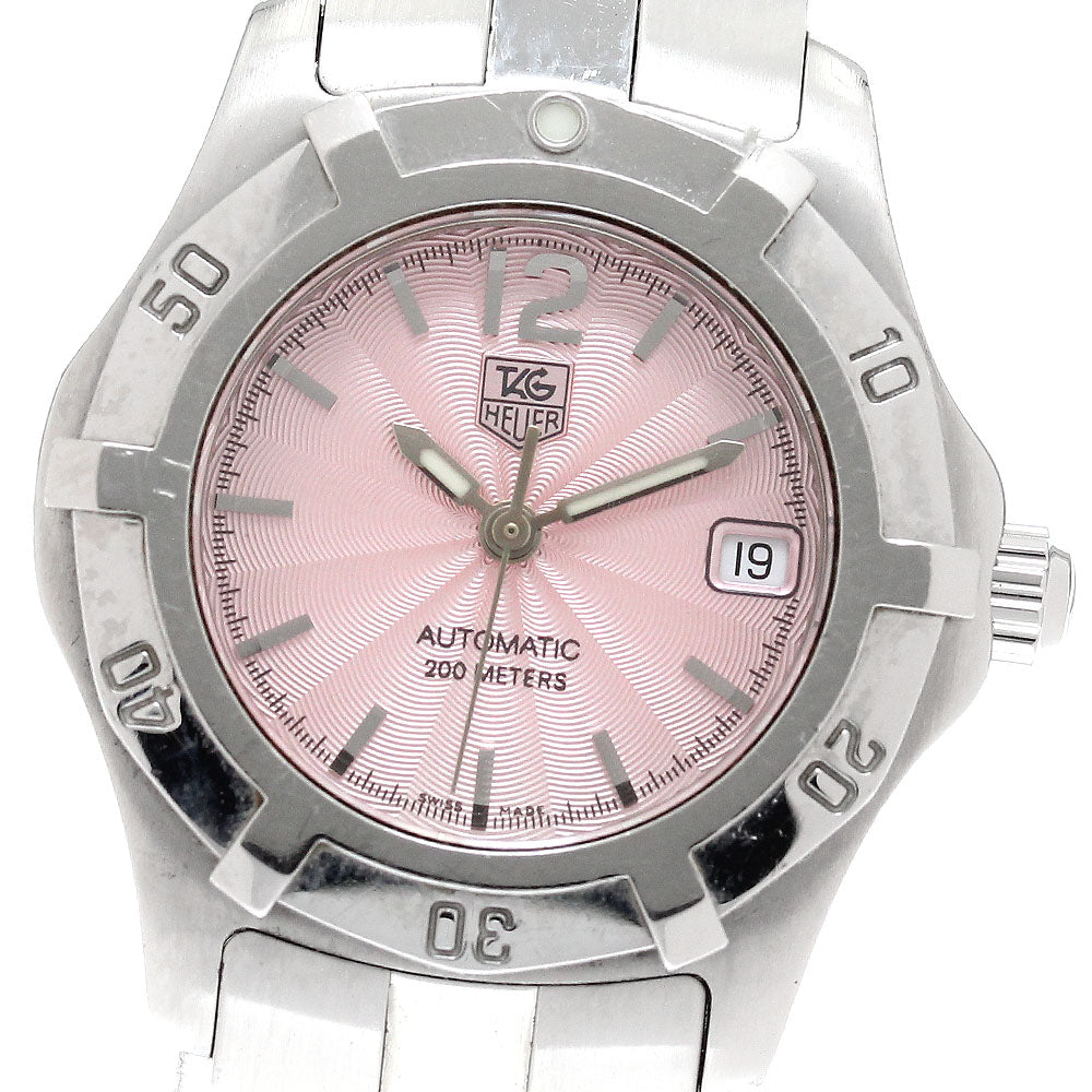 TAG HEUER Aqua racer WN2310 pink Dial Automatic Ladies Watch_922326