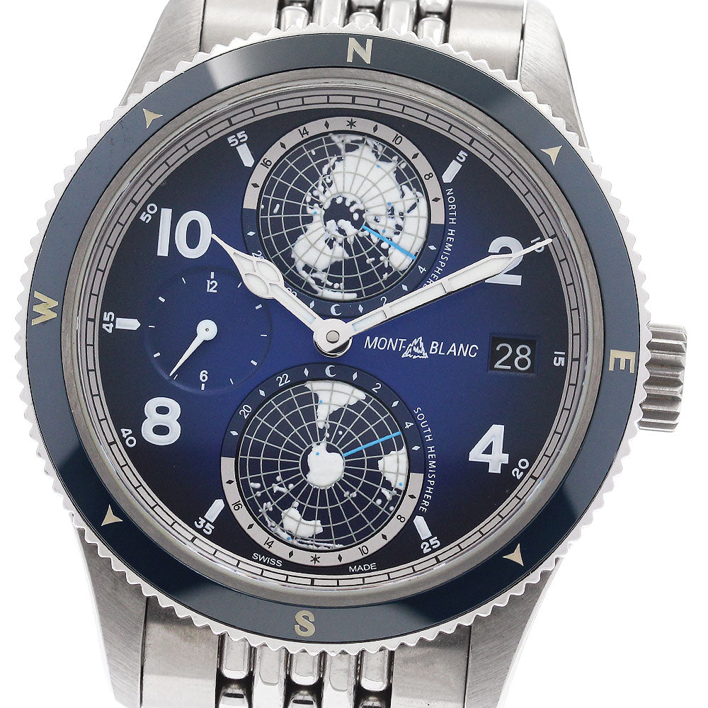 MONTBLANC 1858 Geosphere MB125567 Date blue-black Dial Automatic Men's_922330