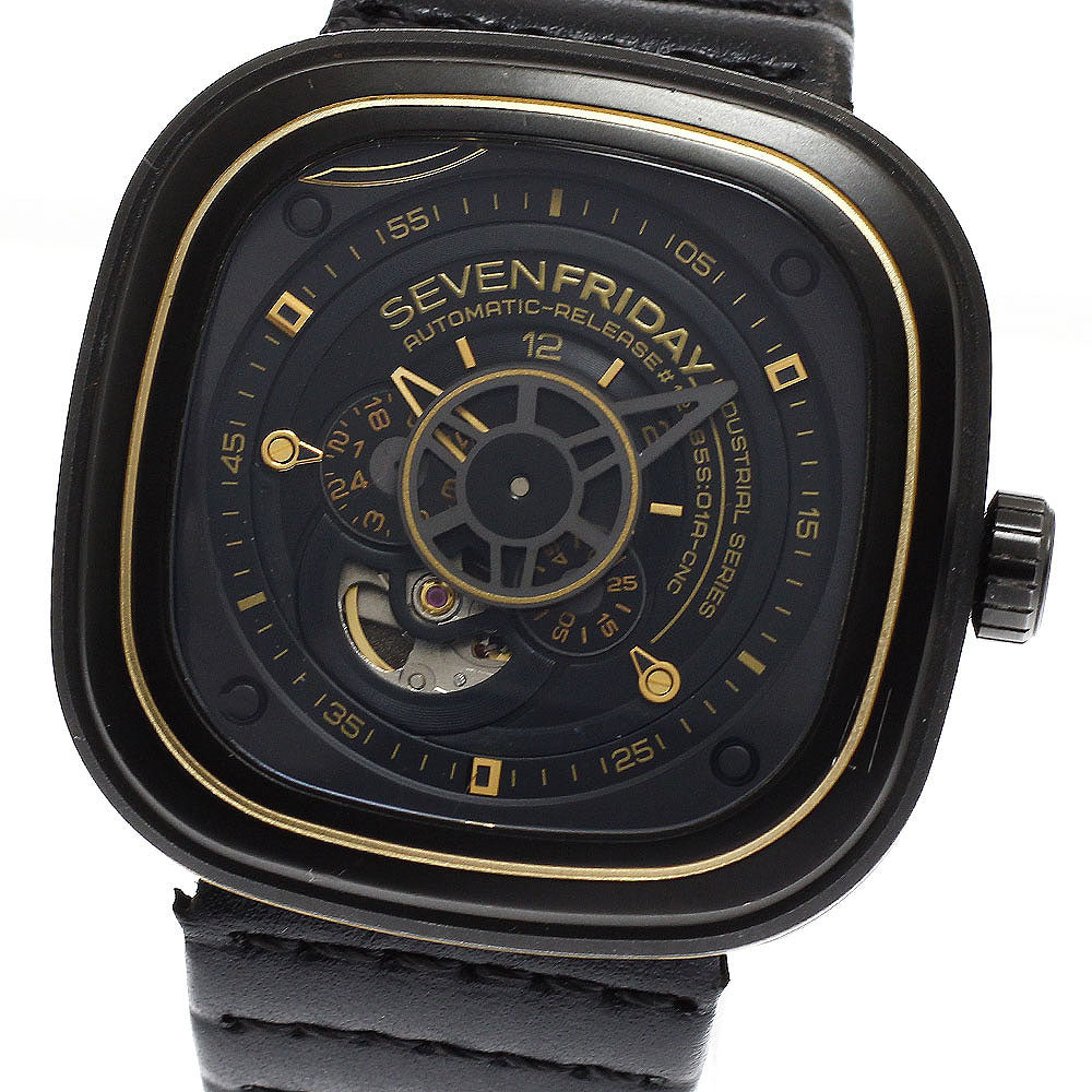 SEVENFRIDAY Revolution SF-P2 black Dial Automatic Men's Watch_922373