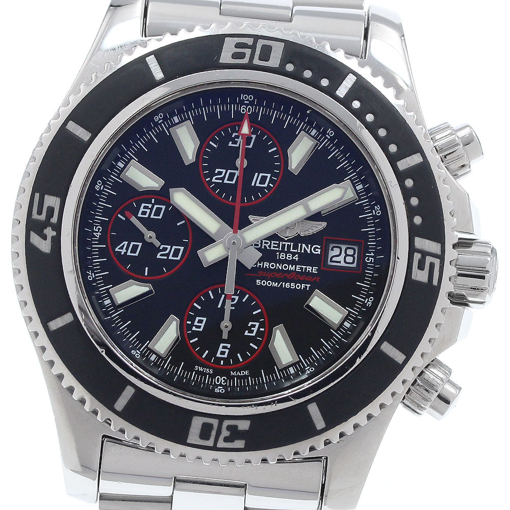 BREITLING Super Ocean A13341 Chronograph black Dial Automatic Men's Watch_922376