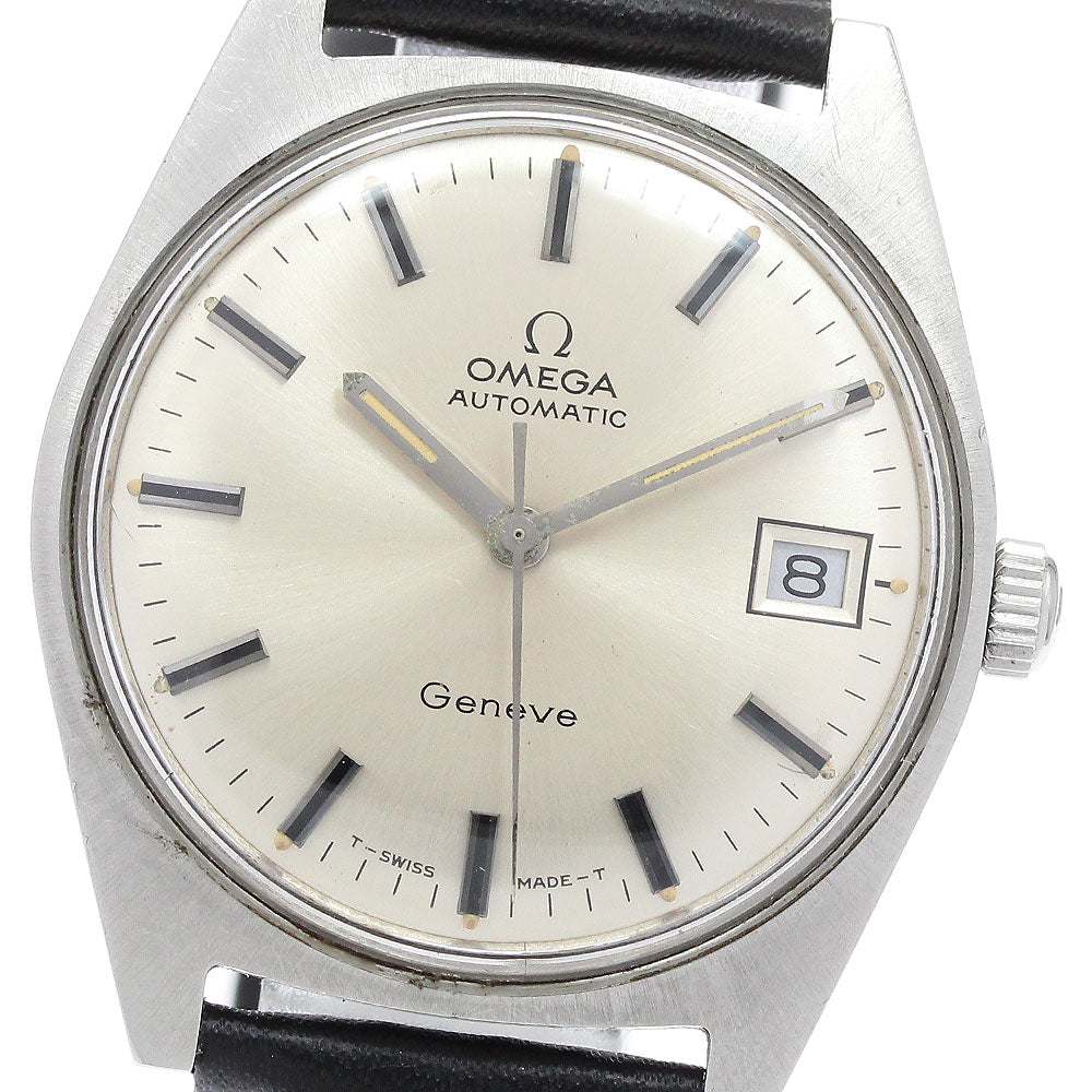 OMEGA Geneve 166.041 Cal.565 Date Silver Dial Automatic Men's Watch_922393