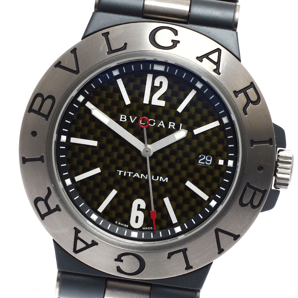 BVLGARI Diagono Titanium TI44TA Date Automatic Men's Watch_922412