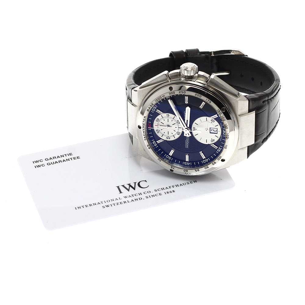 IWC SCHAFFHAUSEN Big ingenieur IW378401 Chronograph black Dial Automatic Men's Watch_922418