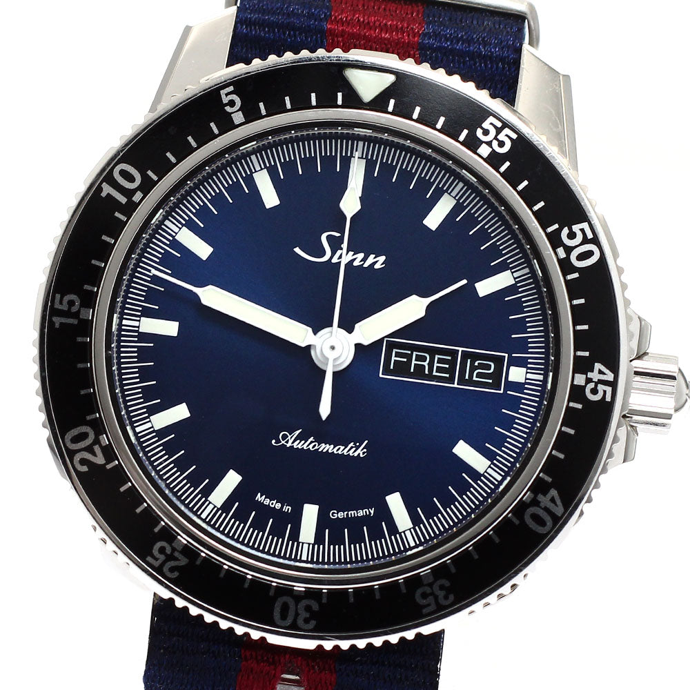 Sinn 104 104.ST.SA.IB Day date blue Dial Automatic Men's Watch_922419