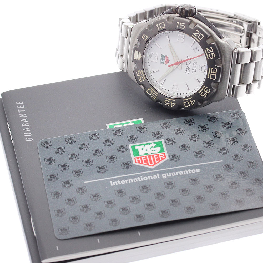TAG HEUER Formula 1 WAC1111.BA0850 Date white Dial Quartz Men's Watch_922434