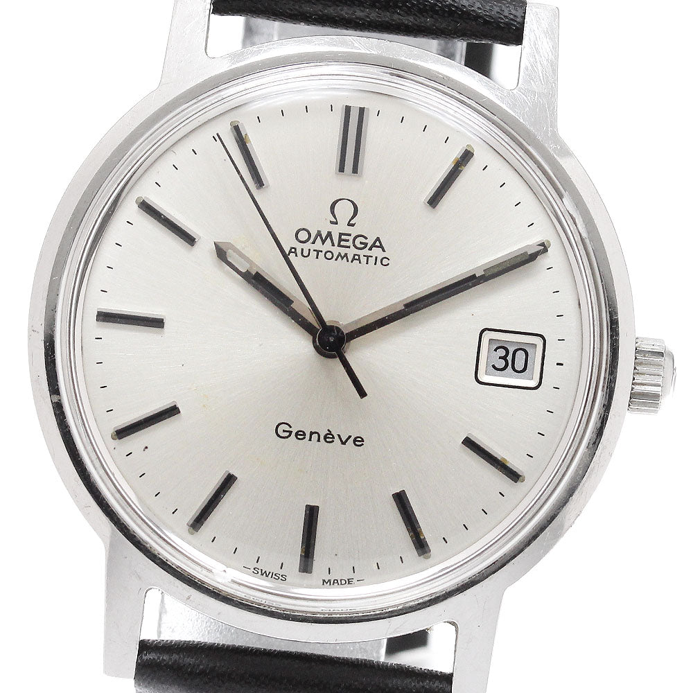OMEGA Geneve 166.0163 Date Cal.1012 Silver Dial Automatic Men's Watch_922450