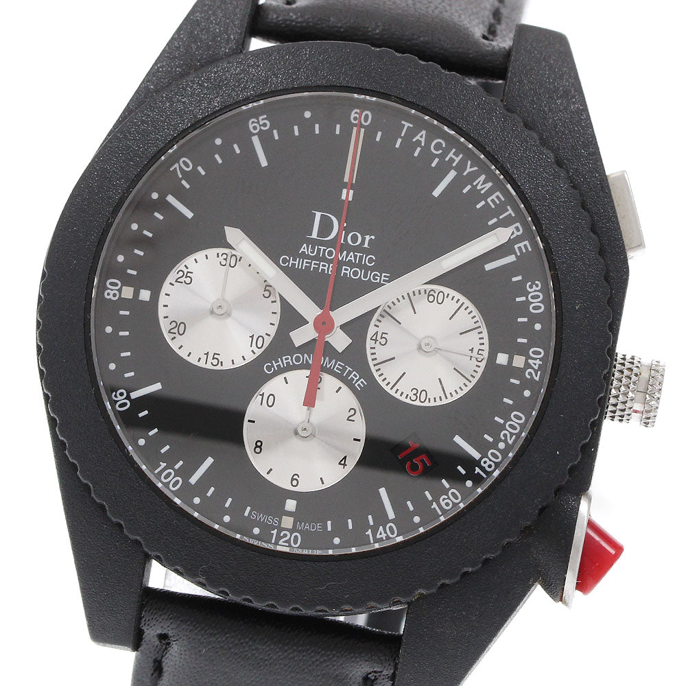 Dior Dior Chiffle Rouge Chrono Black Time CD084840 Date black Dial Automatic Men's Watch_922453