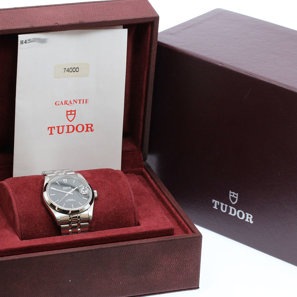 TUDOR Prince Date 74000 black Dial Automatic Boy's Watch_922456