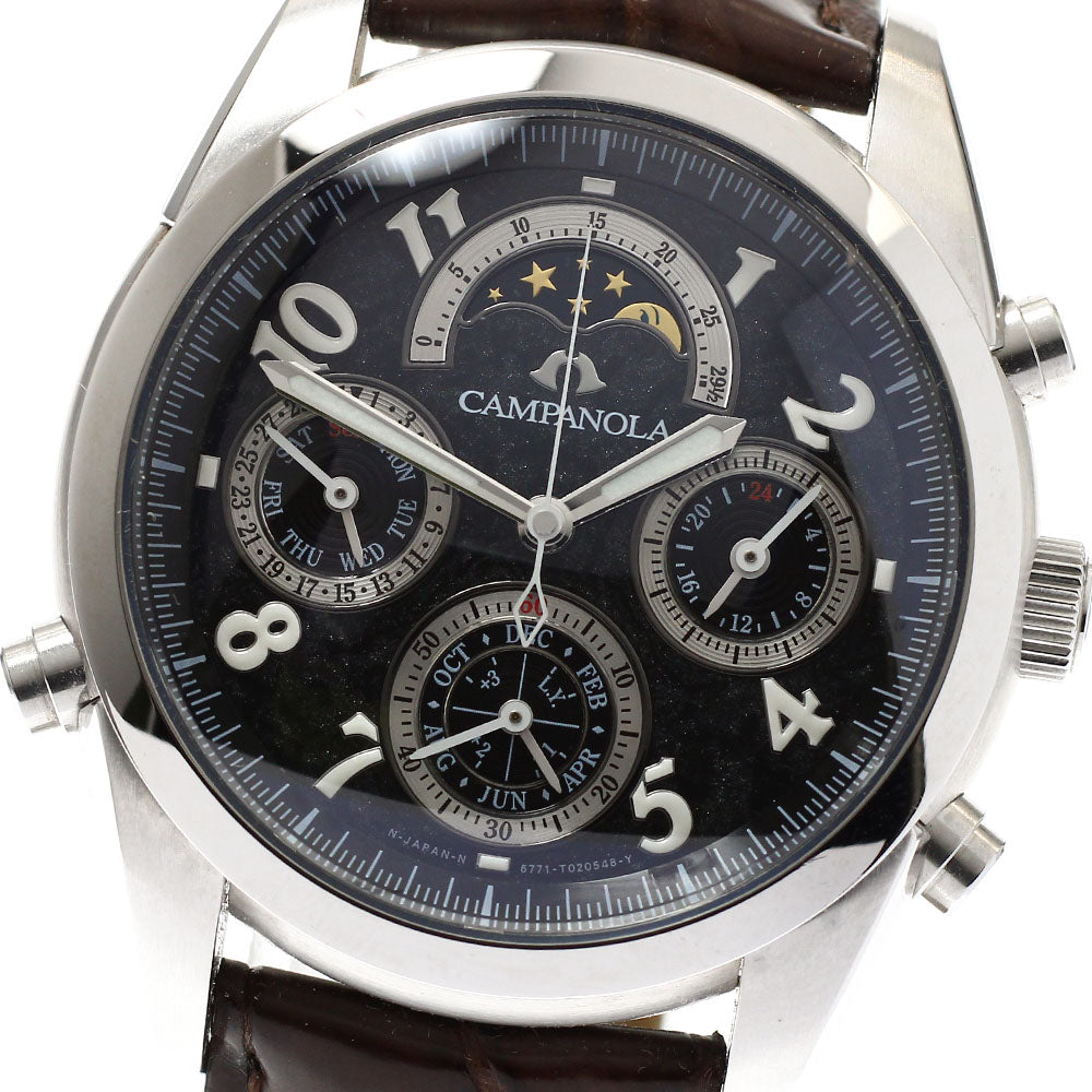 CITIZEN Campanora Grand Complication CTR57-1091/6771-T010768 Triple calendar Black oak black oak black Dial Quartz Men's Watch_922465