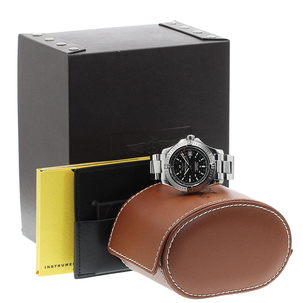 BREITLING Colt A17313 Date chronometer black Dial Automatic Men's Watch_922468