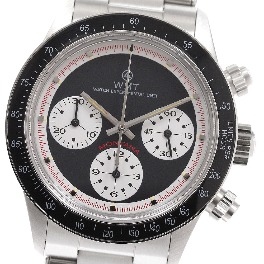 WMT Montana Racer Chronograph Black White Dial Automatic Men's Watch_922470