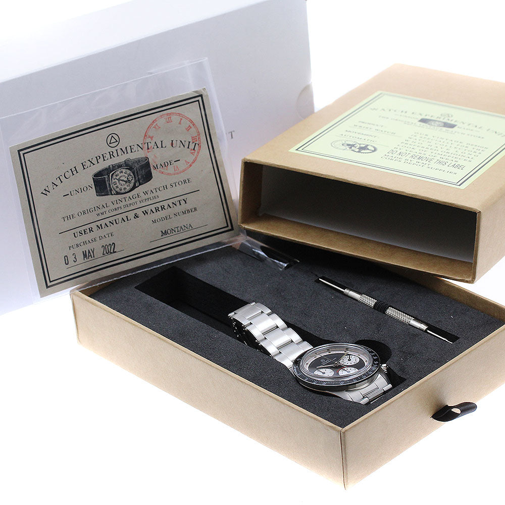 WMT Montana Racer Chronograph Black White Dial Automatic Men's Watch_922470