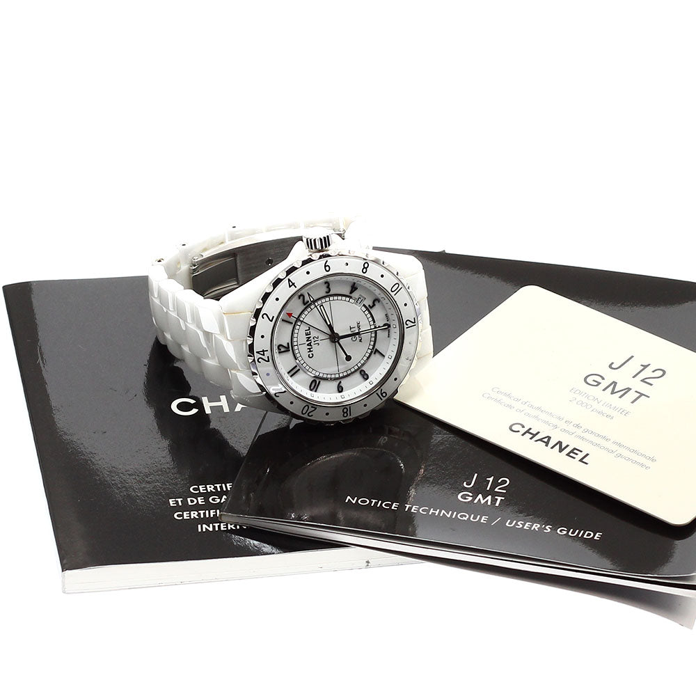 CHANEL J12 GMT H2126 Date white Dial Automatic Men's Watch_922472