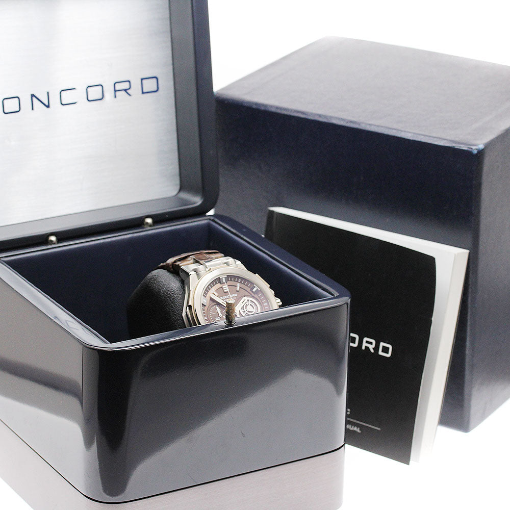 Concord C2 04.6.14.1071 Chronograph Date Brown Dial Automatic Men's Watch_922474
