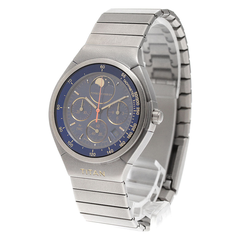 Porsche Design by IWC 3732 Titanium Chronograph Moon Phase Quartz Men's_922487