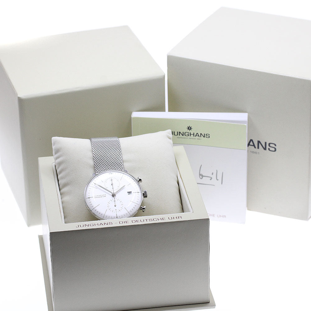 JUNGHANS Max Bill Chronoscope 027/4600.02M Automatic Men's Watch_922488