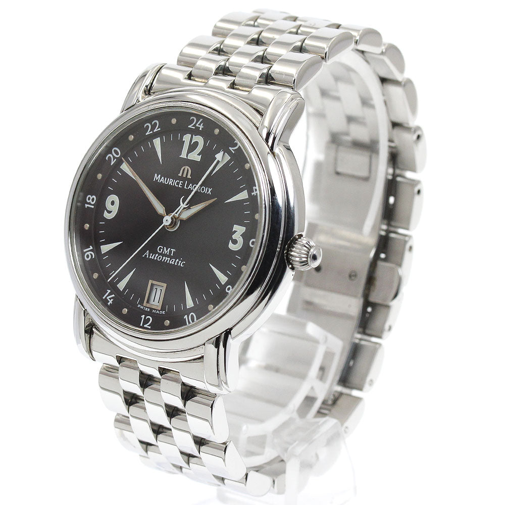 MAURICE LACROIX Pontos 10818 GMT date Black Dial Automatic Men's Watch_922497