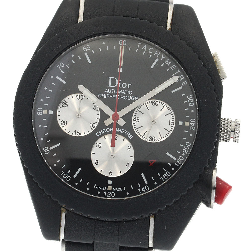 Dior Dior Chiffle Rouge Chrono Black Time CD084840 Automatic Men's Watch_922498