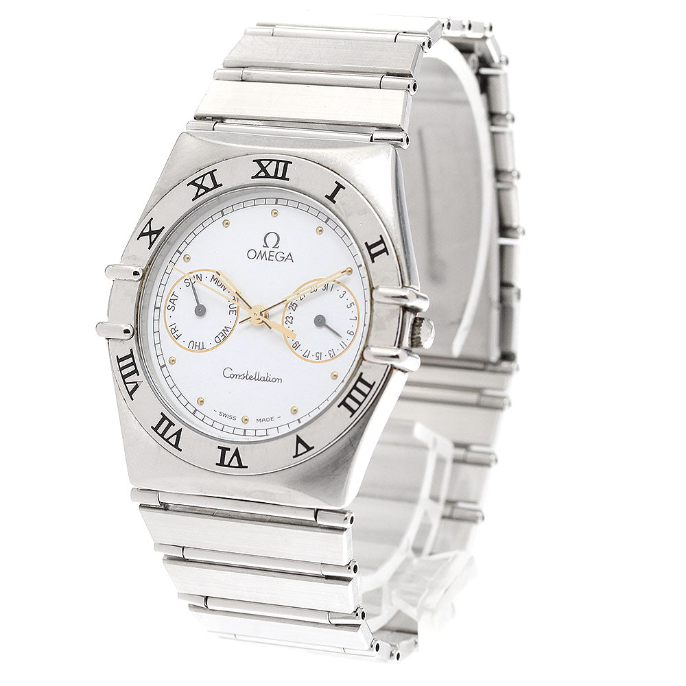 OMEGA Constellation Day date white Dial Quartz Men's Watch_922499
