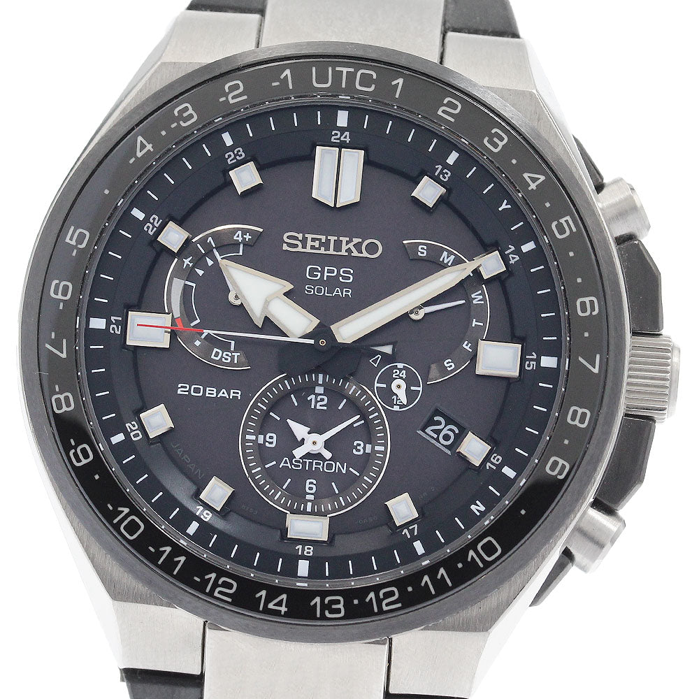 SEIKO Astron 8X53-0BB0-2/SBXB169 GPS Solar Powered Radio Men's Watch_922506