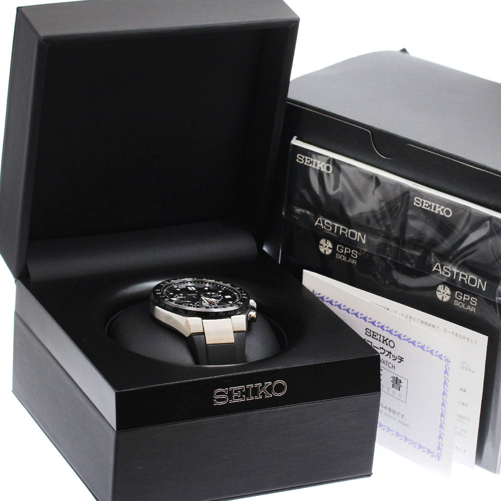 SEIKO Astron 8X53-0BB0-2/SBXB169 GPS Solar Powered Radio Men's Watch_922506